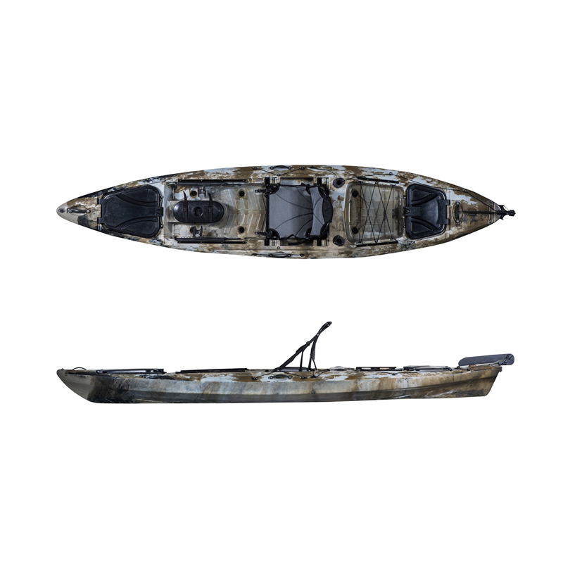 Fishing Kayak Sit In - 4M大型フィッシングカヤック高品質ポータブル13フィートフィッシングカヌーフィッシングボートシッティングオントップパドルカヤック