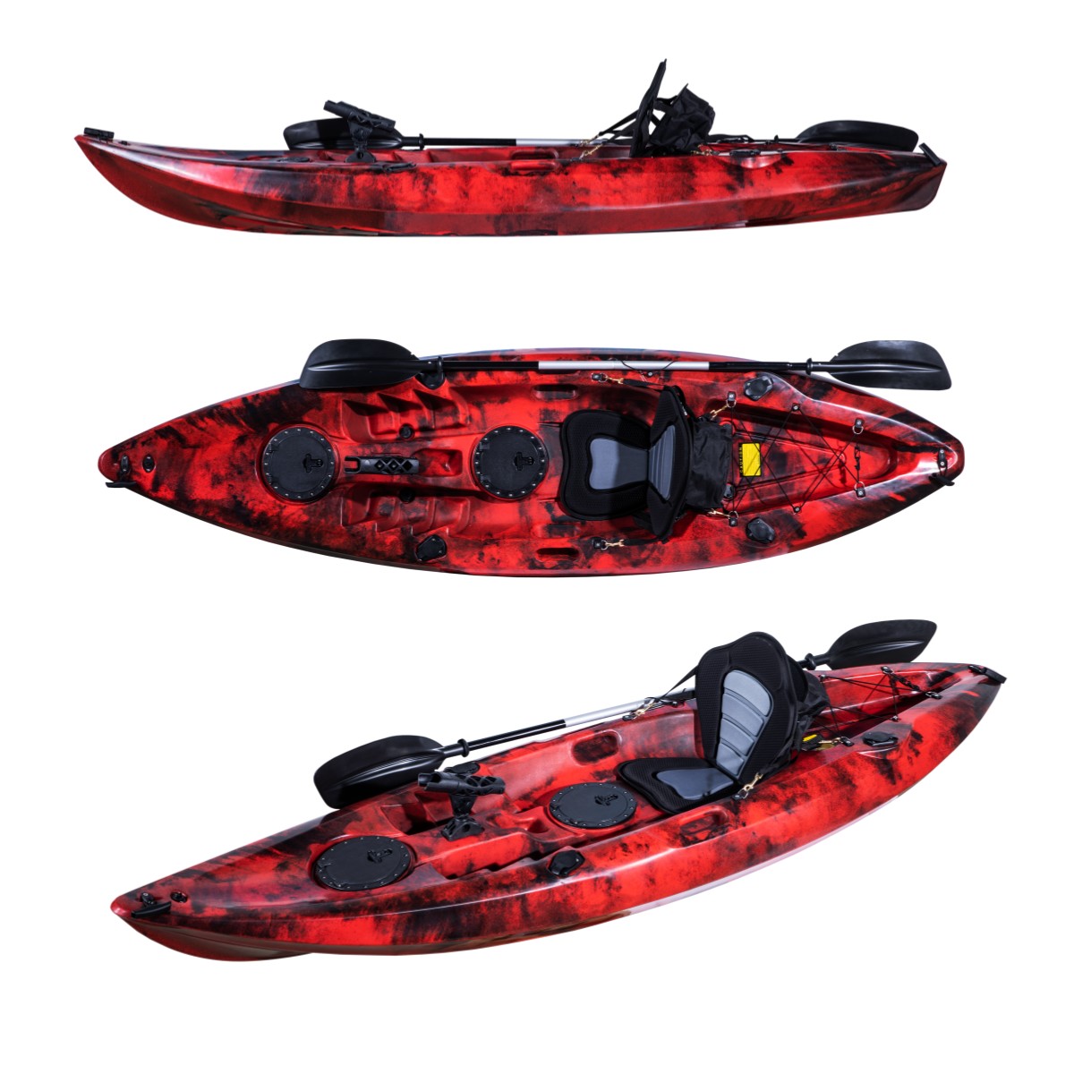 Fishing Kayak Sit In - プロのプラスチック製カヤック,1人釣り,中国製,3年間の保証