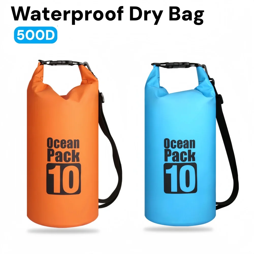 Fishing Kayak Storage Bag - 500D防水ドライバッグフローティング、ロールトップドライサック、キャンプ、ハイキング、アウトドア旅行用、カヤック、ビーチ、釣り用ギア収納