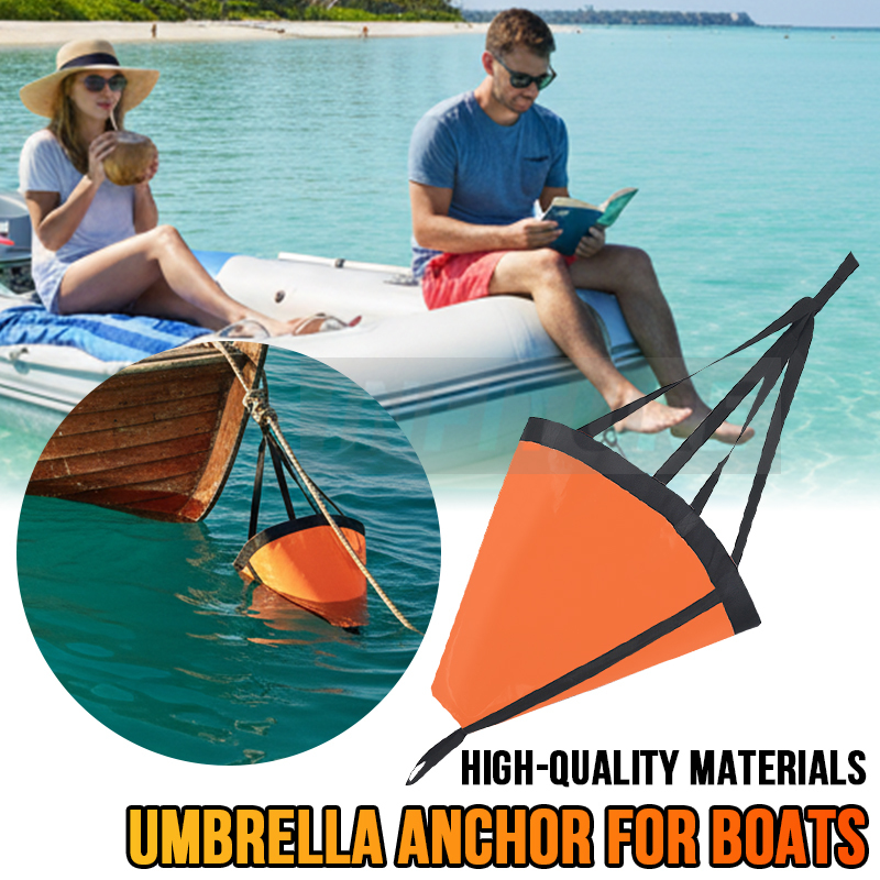 Fishing Kayak Anchor - 18-53インチ シードローグ アンカーフロート マリンカヤック ドリフト ローイングボート