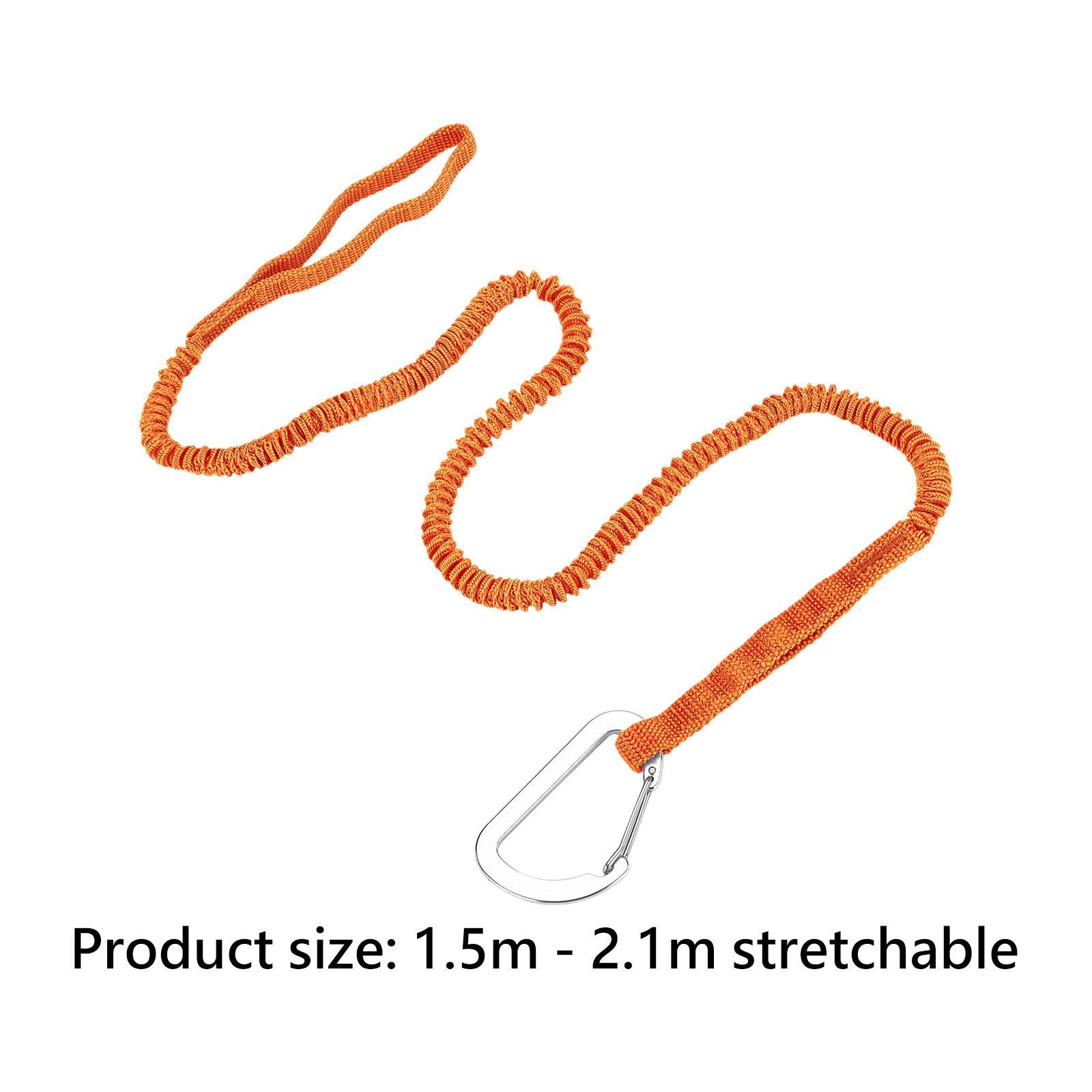 伸縮性のあるナイロン製ボートパドルリーシュ、安全キーパーラン - Fishing Kayak Paddle Leash のレビューと価格