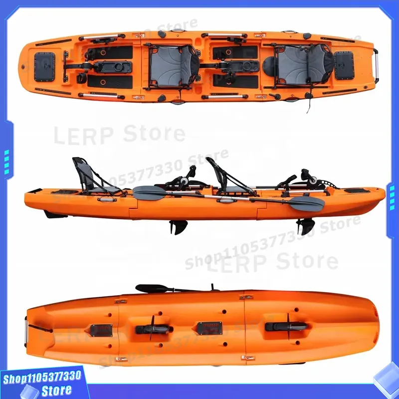 14.5フィート モジュラーカヤック ダブルシート シットオ - Fishing Kayak Sit In のレビューと価格