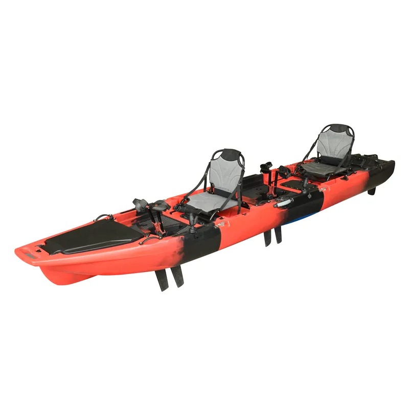 ホットセール 14フィート 2人乗り ダブルペダル シットオ - Fishing Kayak Sit On Top のレビューと価格