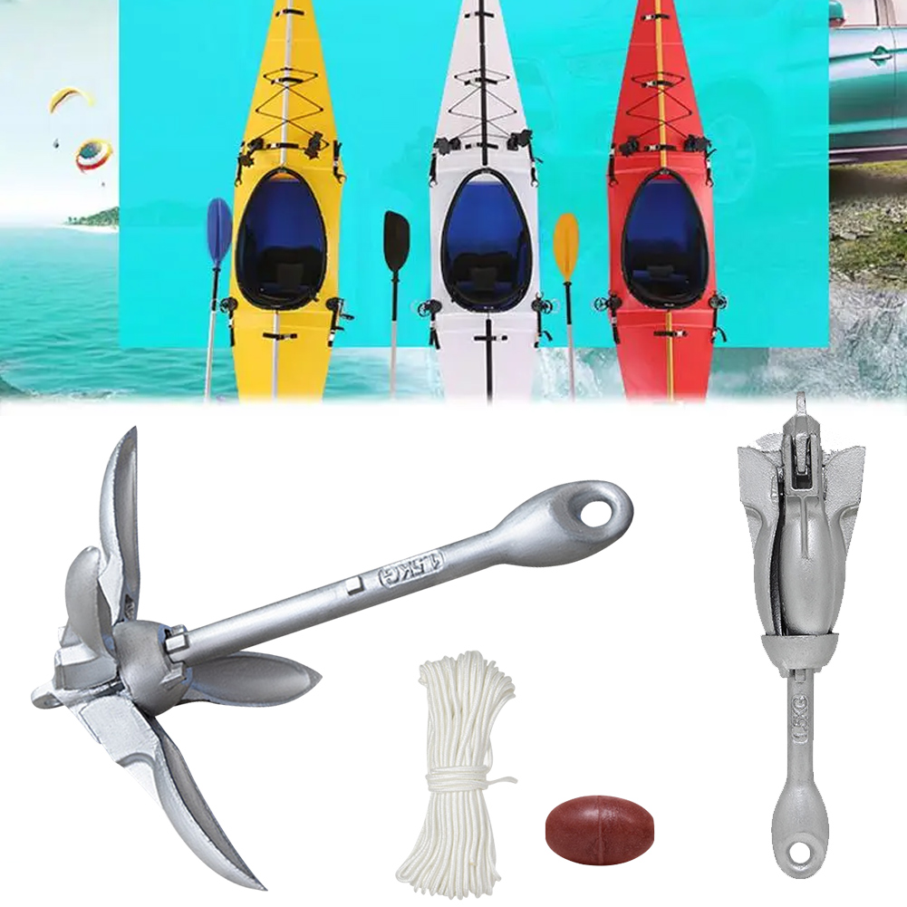 0.7/1.5KG カヤックアンカー 折りたたみ式マリンアン - Fishing Kayak Anchor のレビューと価格
