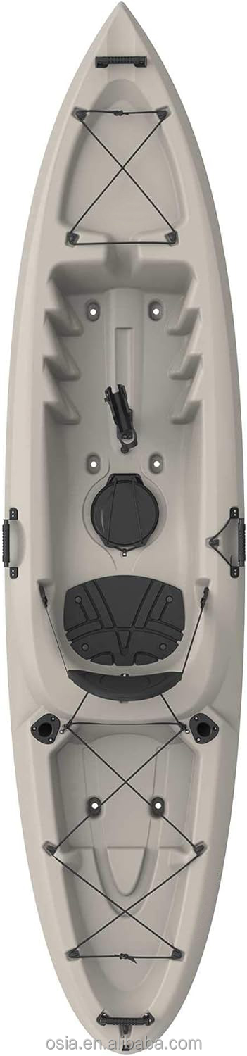 屋外用ハードプラスチック製フィッシングカヤック、2人乗りまた - Fishing Kayak Sit In のレビューと価格