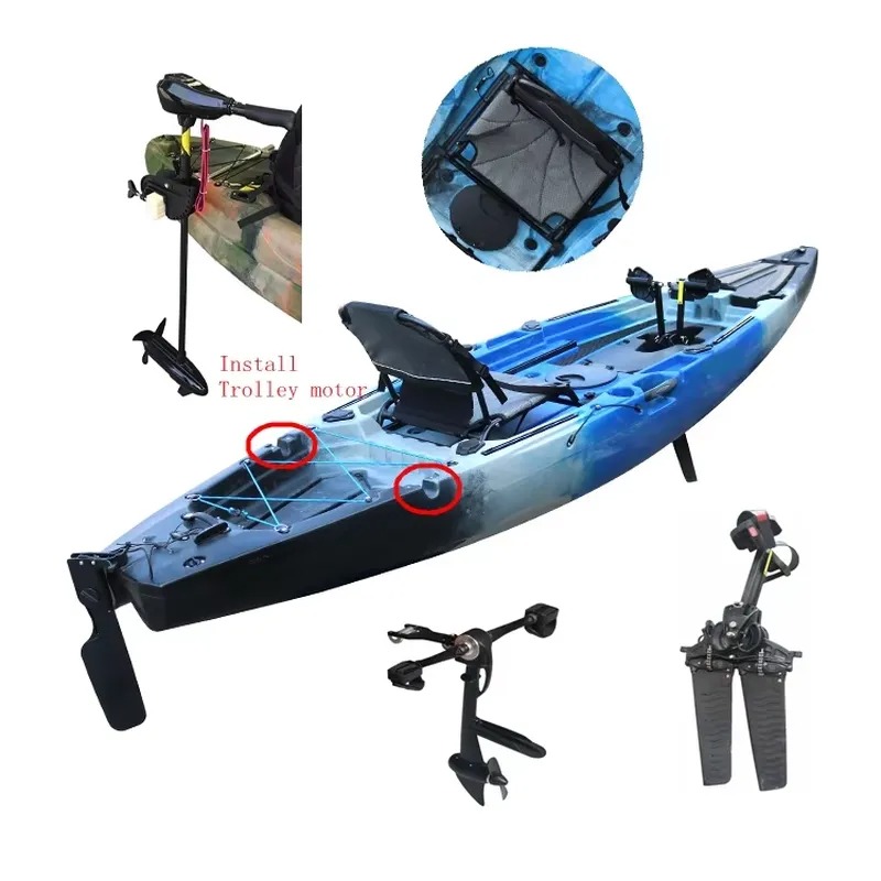 シングルペダル電動モーター釣り用モーター カヤック用電動モー - Fishing Kayak Sit In のレビューと価格