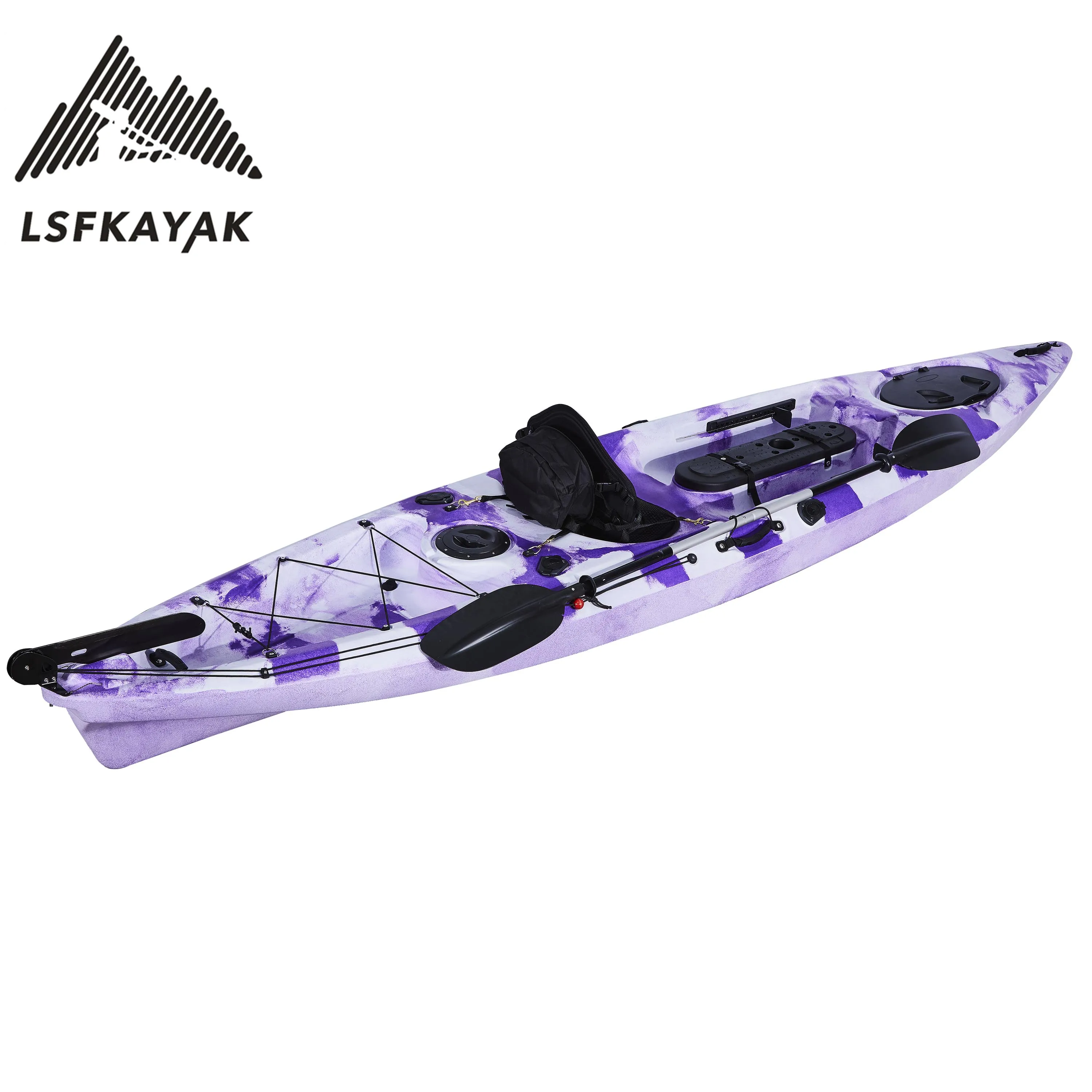 スポーツ活動用のカヤック,1人用,3.95m,販売用のトップ - Fishing Kayak Sit In のレビューと価格