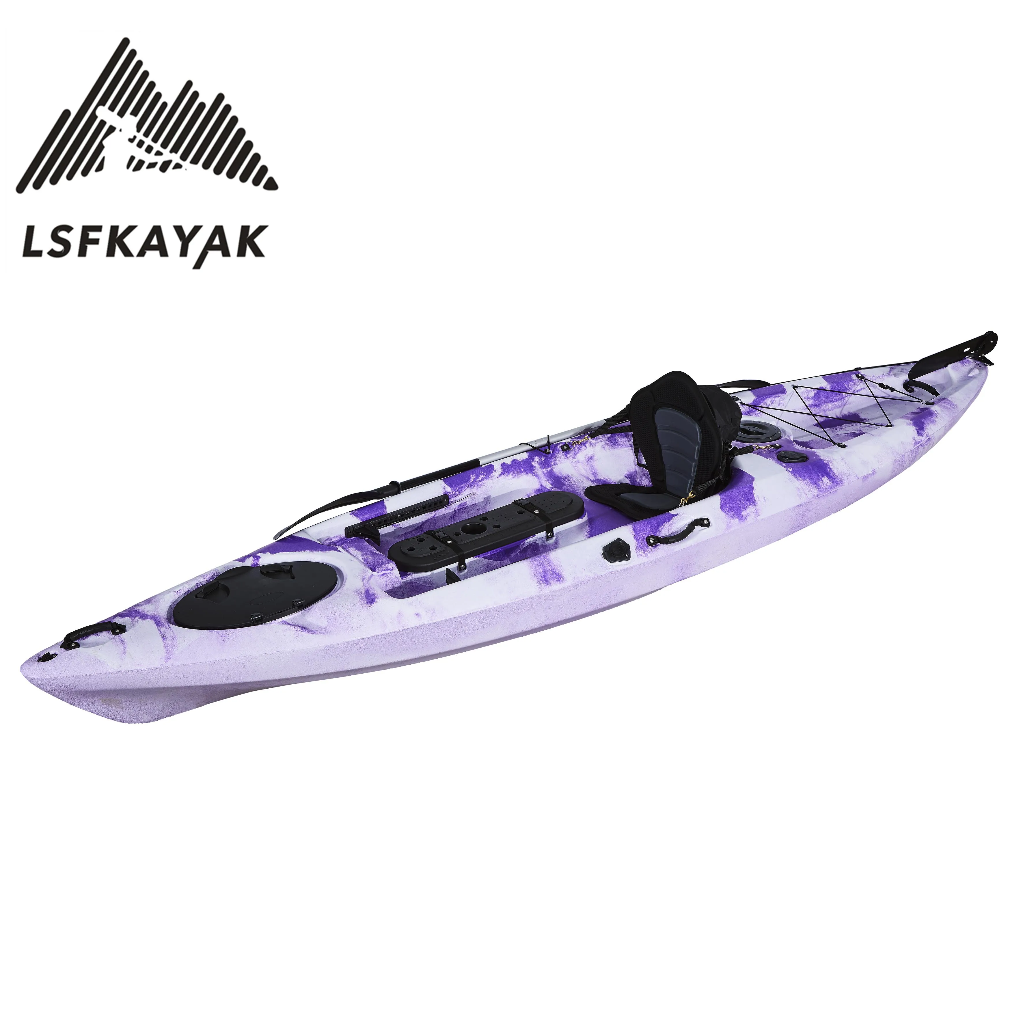 スポーツ活動用のカヤック,1人用,3.95m,販売用のトップ - Fishing Kayak Sit In のレビューと価格