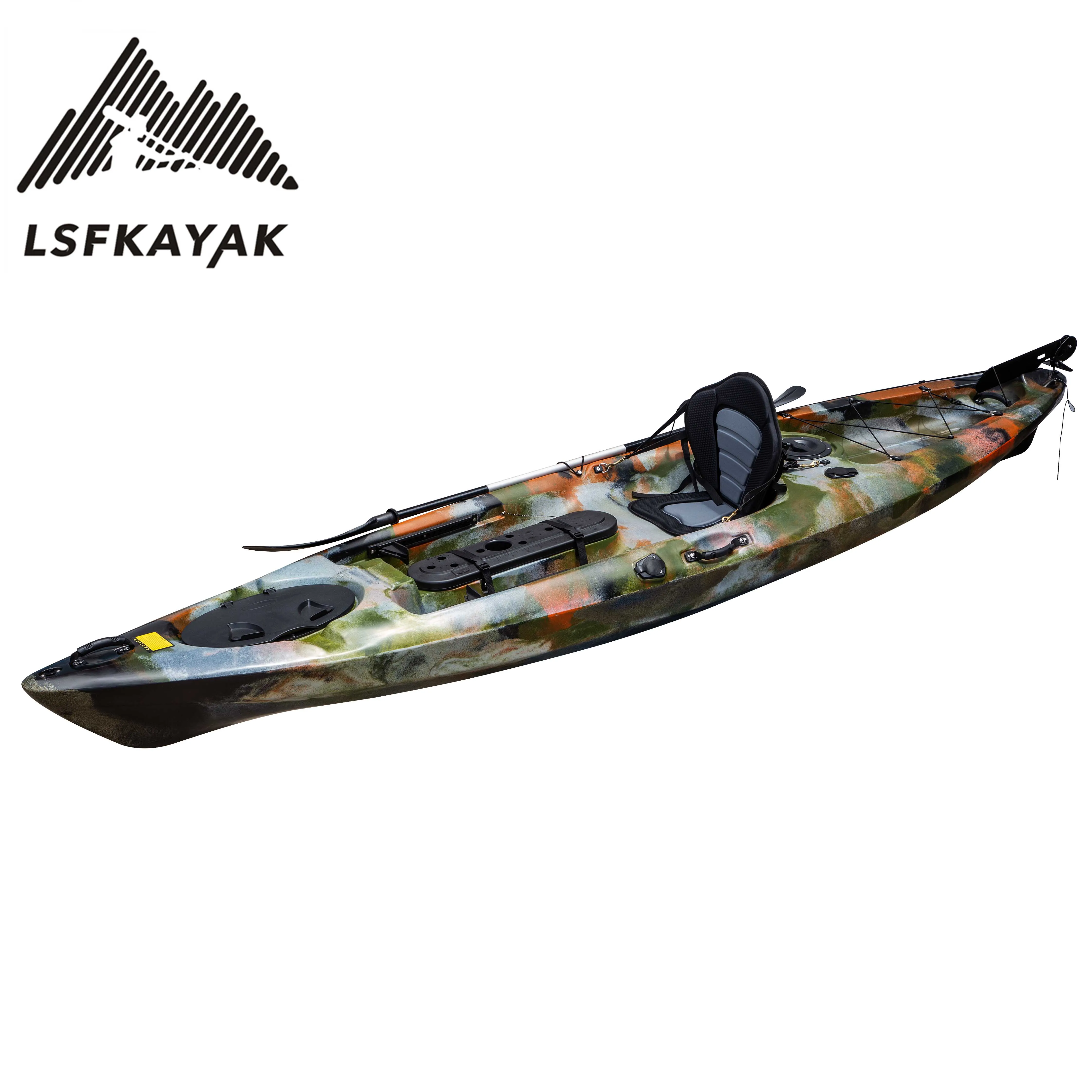 スポーツ活動用のカヤック,1人用,3.95m,販売用のトップ - Fishing Kayak Sit In のレビューと価格