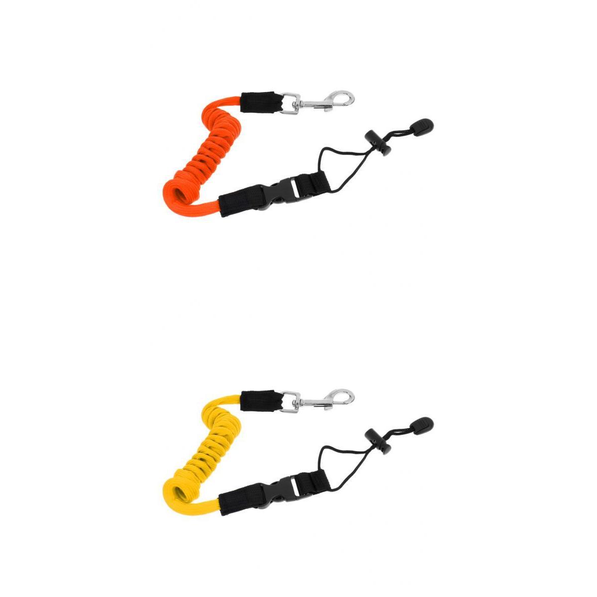 カヤックパドルリーシュ TPU コイルコード安全釣り竿ストラ - Fishing Kayak Paddle Leash のレビューと価格