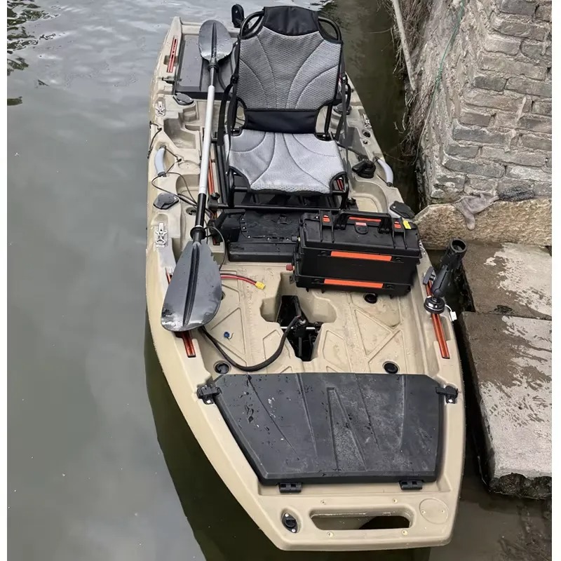 10フィートフィンプロペラペダル駆動カヤックモジュラーソロ電 - Fishing Kayak Pedal Drive のレビューと価格