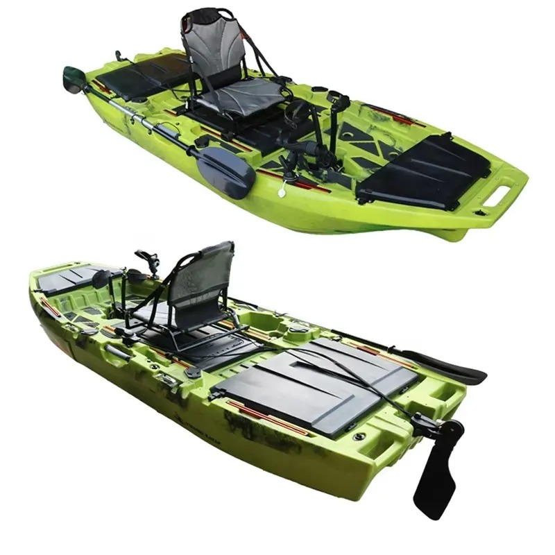 10フィートフィンプロペラペダル駆動カヤックモジュラーソロ電 - Fishing Kayak Pedal Drive のレビューと価格