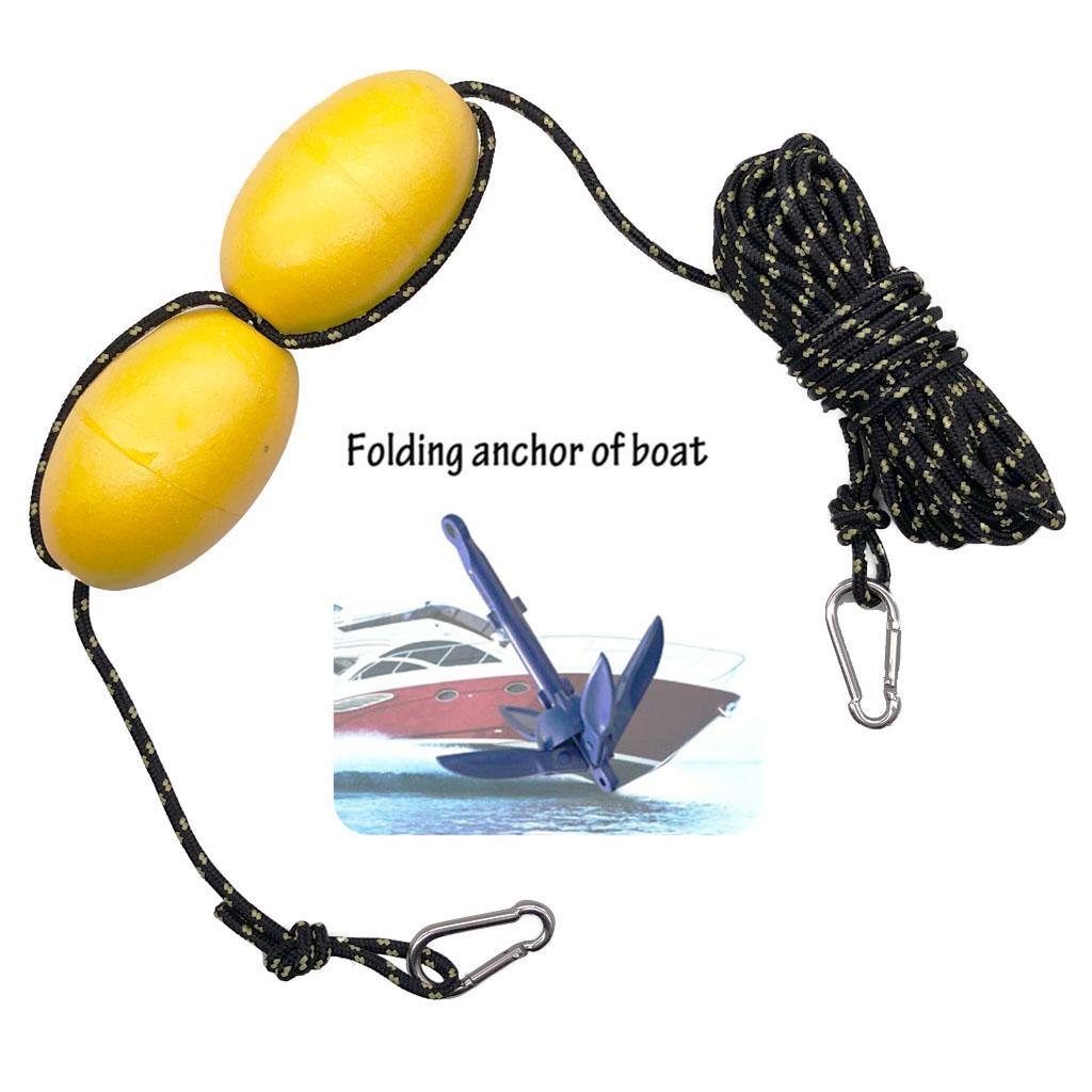 カヤックアンカーフロート PVC 浮力投げライン フローティ - Fishing Kayak Anchor のレビューと価格