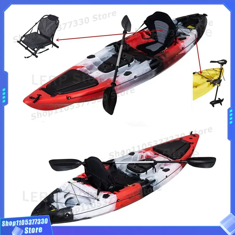 2人乗りプラスチック製リジッドシットオントップパドルフィッシ - Fishing Kayak Sit In のレビューと価格