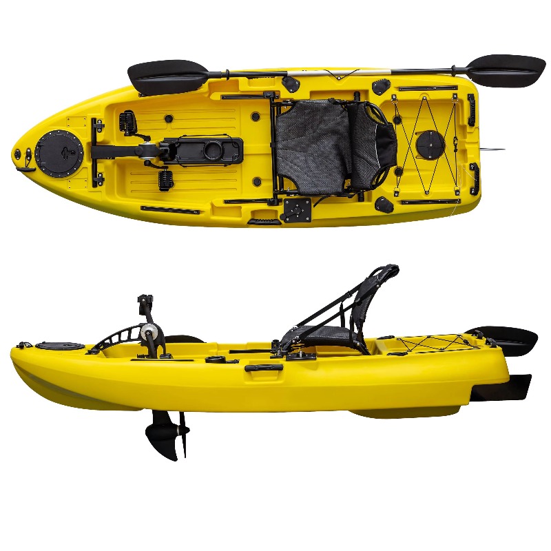 新入荷 モーター付きペダル駆動カヤック HDPE製釣りボート - Fishing Kayak Pedal Drive のレビューと価格