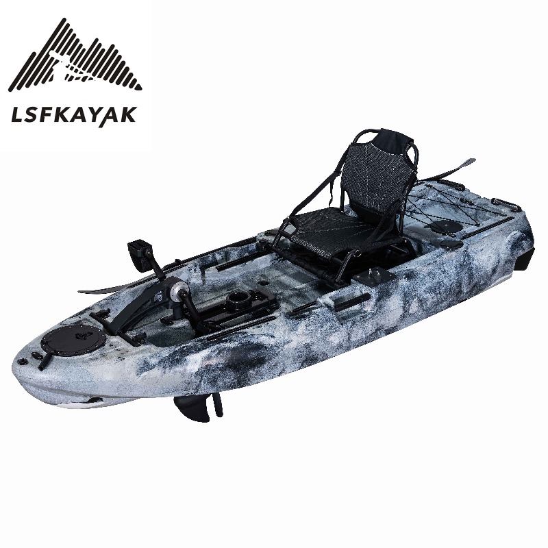 新入荷 モーター付きペダル駆動カヤック HDPE製釣りボート - Fishing Kayak Pedal Drive のレビューと価格